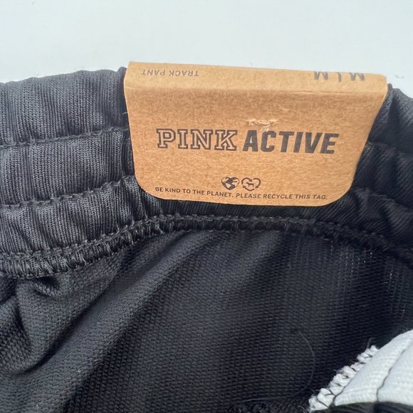 Victoria's Secret PINK Active Womens Colorblock Mid Rise Track Pants Black M NWT - Picture 9 of 11